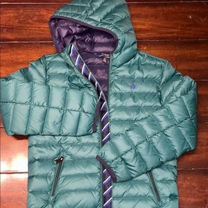 Polo by Ralph Lauren Kids Green Down Puffer Jacket